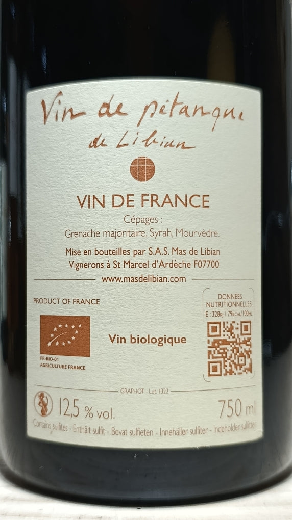 Vin de Pétanque 2025 - Mas de Libian