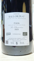 Fixin Les Chenevières 2023 - Domaine Ballorin et F