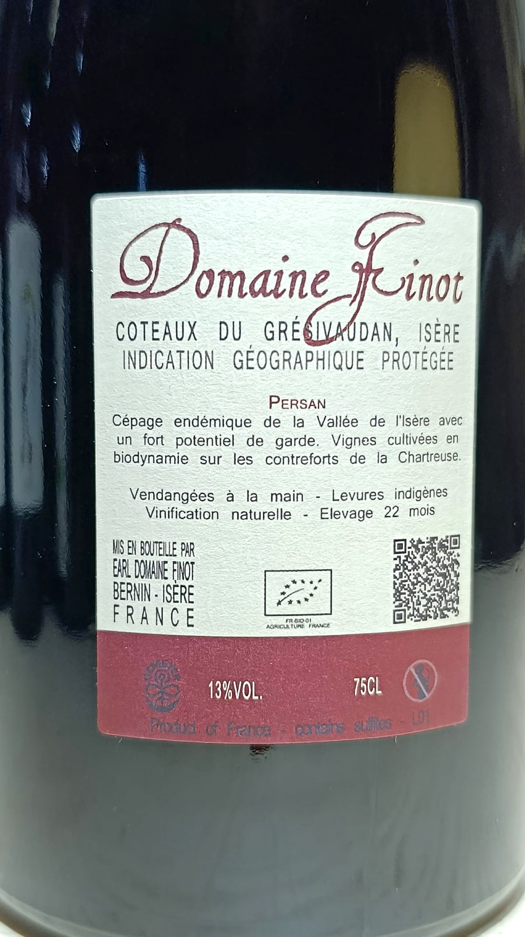 Persan 2023 - Domaine Finot