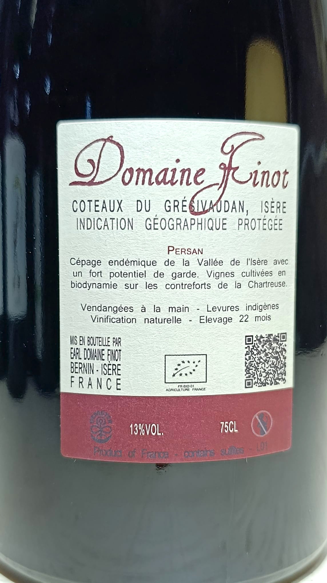 Persan 2023 - Domaine Finot