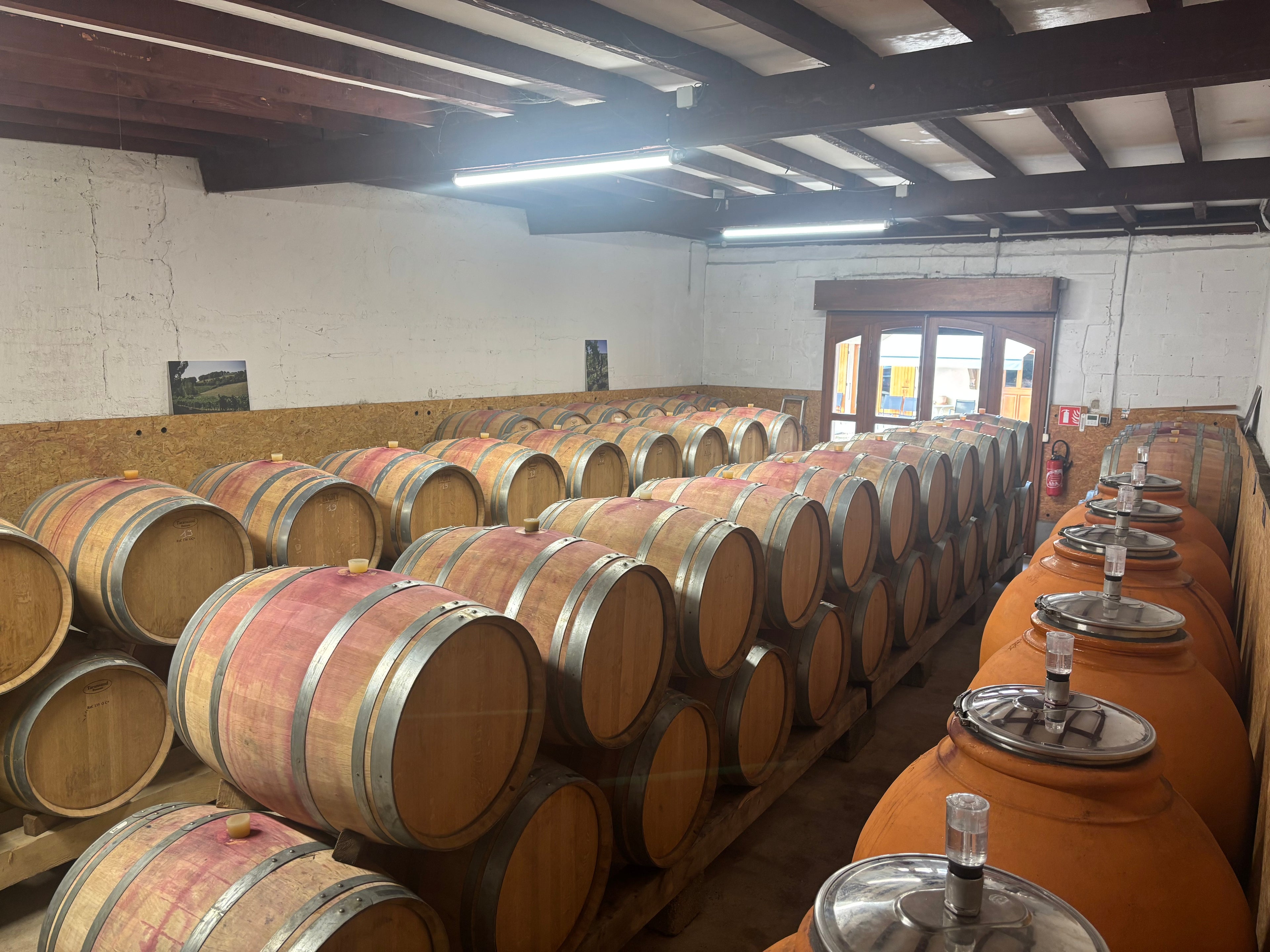 Crozes-Hermitage "Domaine", Domaine des Entrefaux, Crozes-Hermitage, Rhône, vins Bio, Syrah, bio, galets, terroir, Tardy, cave, fûts, foudres, amphores,