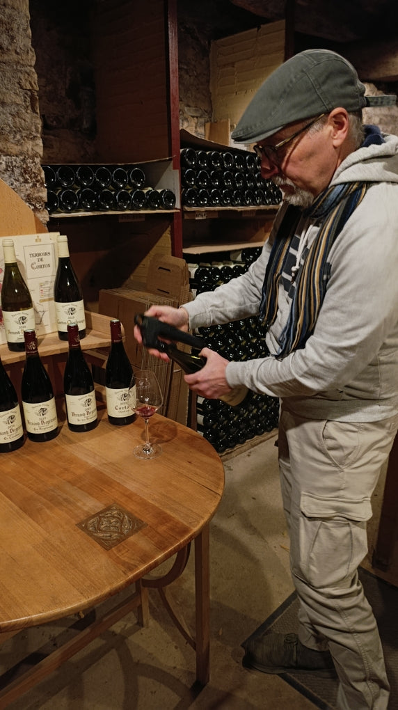 Pernand-Vergelesse, 1er Cru, Les vergelesses, Domaine Pavelot, bourgogne, Bio, pinot noir, naturedevin.com, vin, rouge, grand vin, sans pesticides de synthèse, vins bio, vin bio, bourgogne bio, Corton, Charlemagne, terroir, climat, prestige, paniers, osier, luc pavelot, lise pavelot,