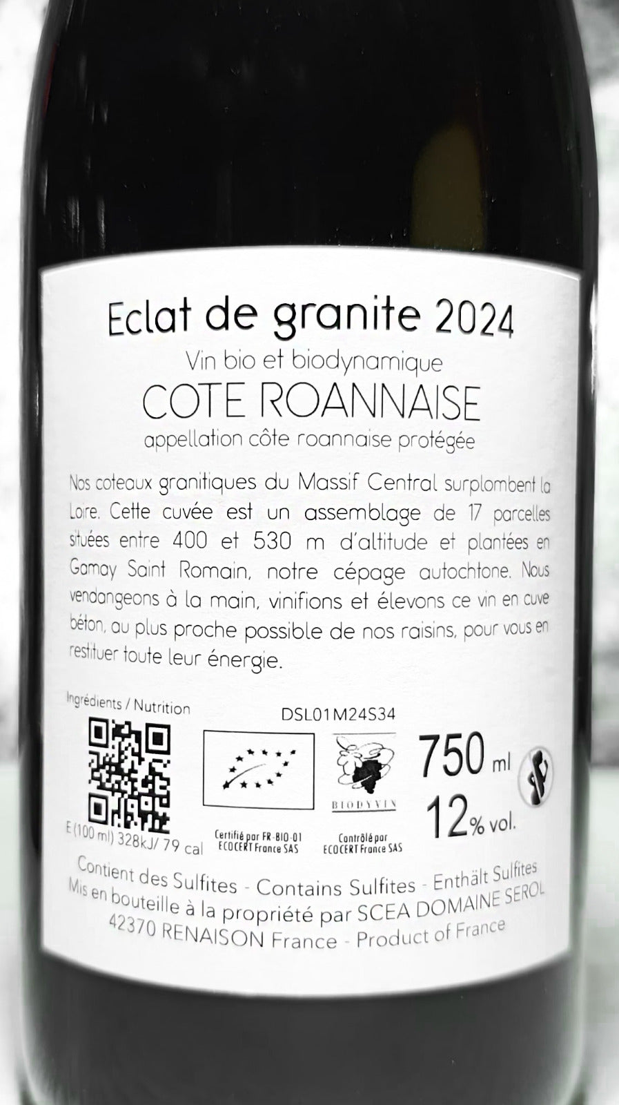 Eclat de Granite 2024 - Domaine Sérol
