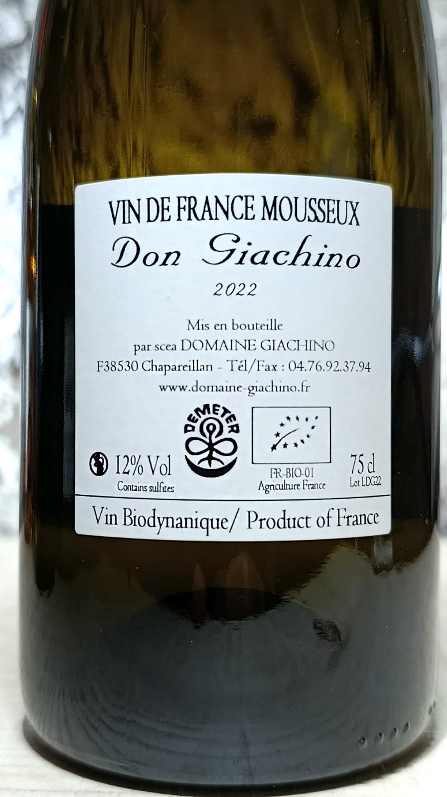 Don Giachino 2022 - Domaine Giachino