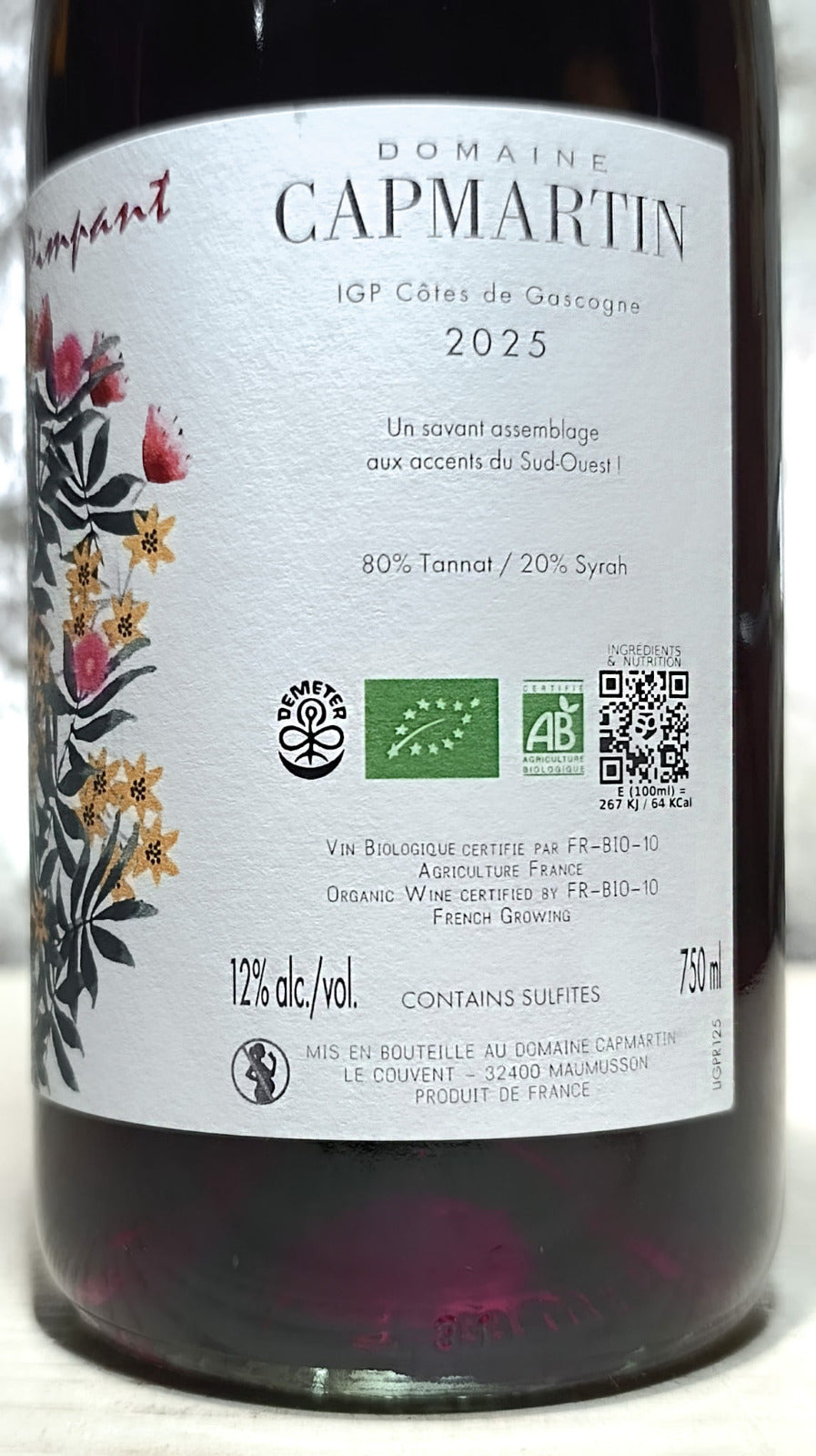 Pimpant 2025 - Domaine Capmartin