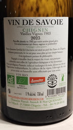 Chignin "1903" 2023- Domaine Annick et Pascal Quenard
