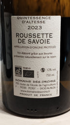 Quintessence d’Altesse 2023 - Domaine des Orchis