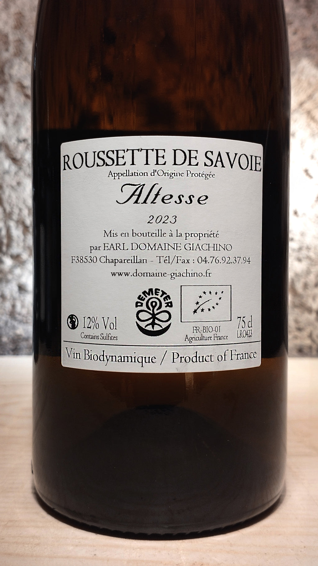Altesse 2023 - Domaine Giachino