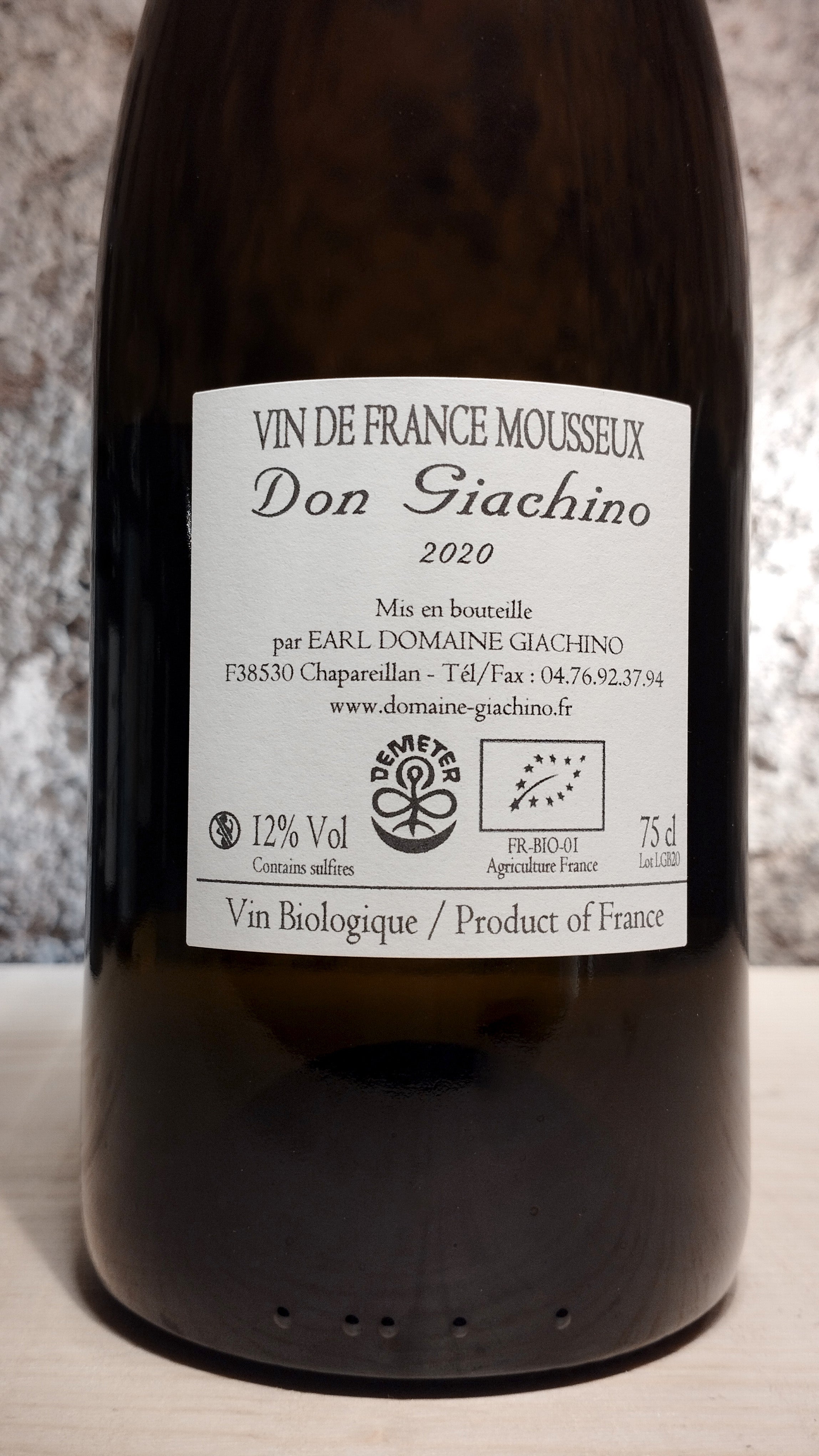 Don Giachino 2020 - Domaine Giachino