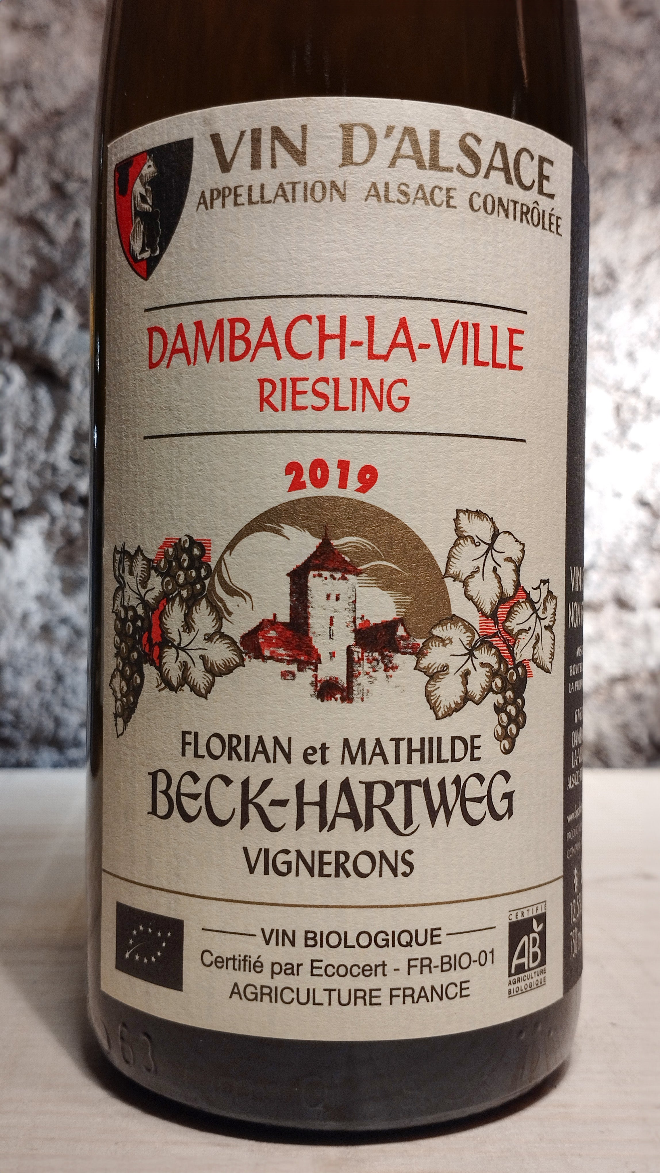 Riesling Dambach-La-Ville 2019 - Domaine Beck-Hartweg