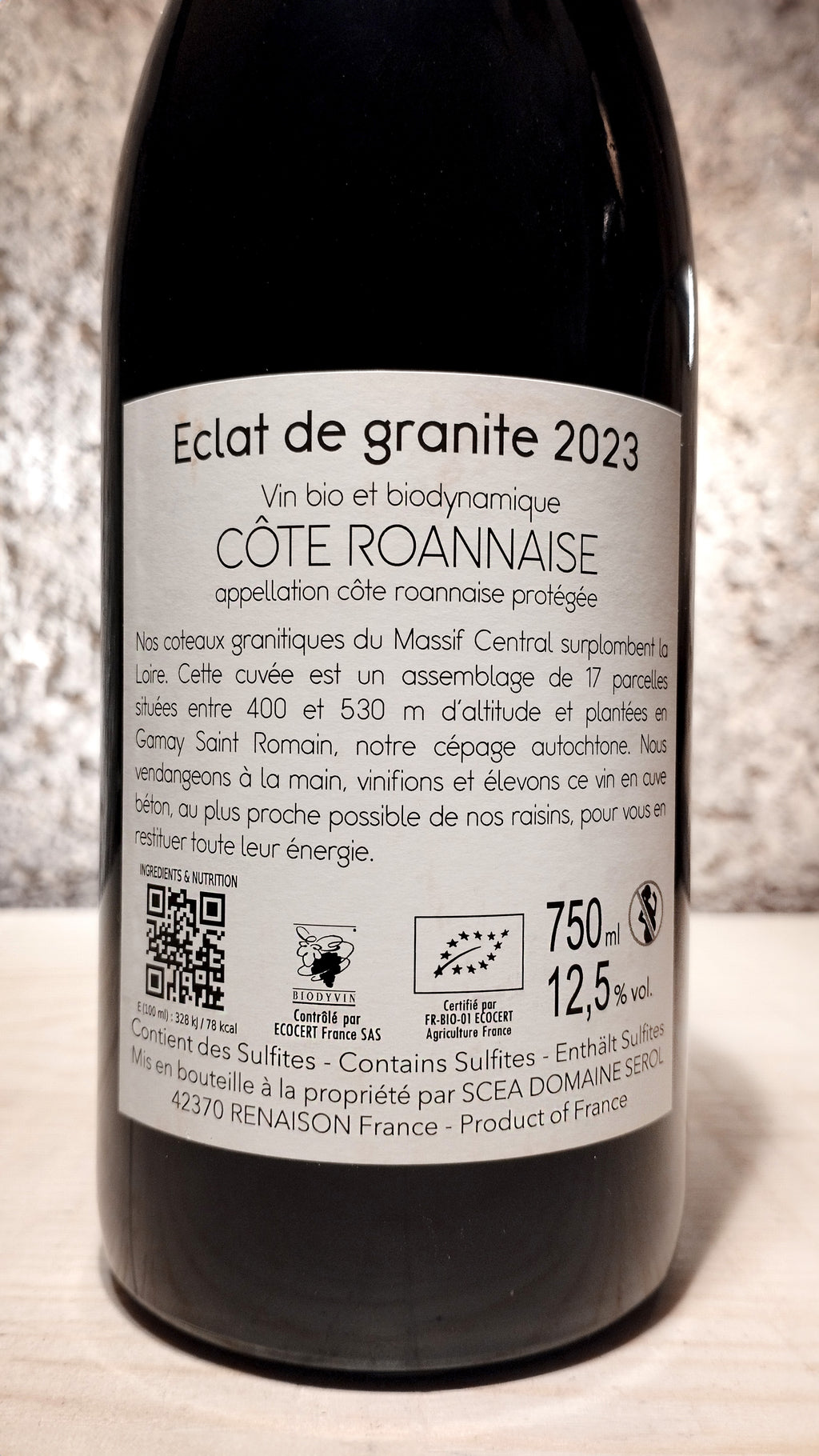 Eclat de Granite 2023 - Domaine Sérol