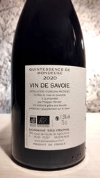 Quintessence de Mondeuse 2020 - Domaine des Orchis