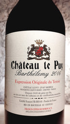 Barthélémy 2018 - Château Le Puy