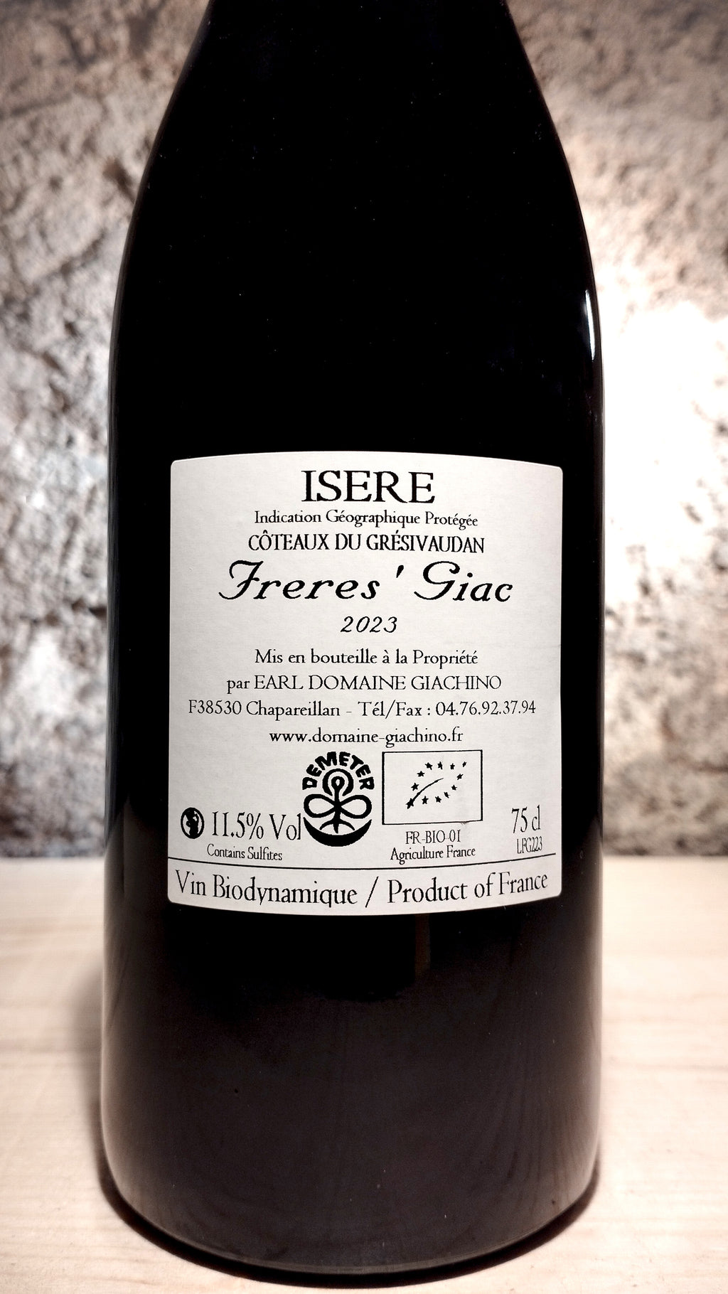 Frères Giac' 2023 - Domaine Giachino