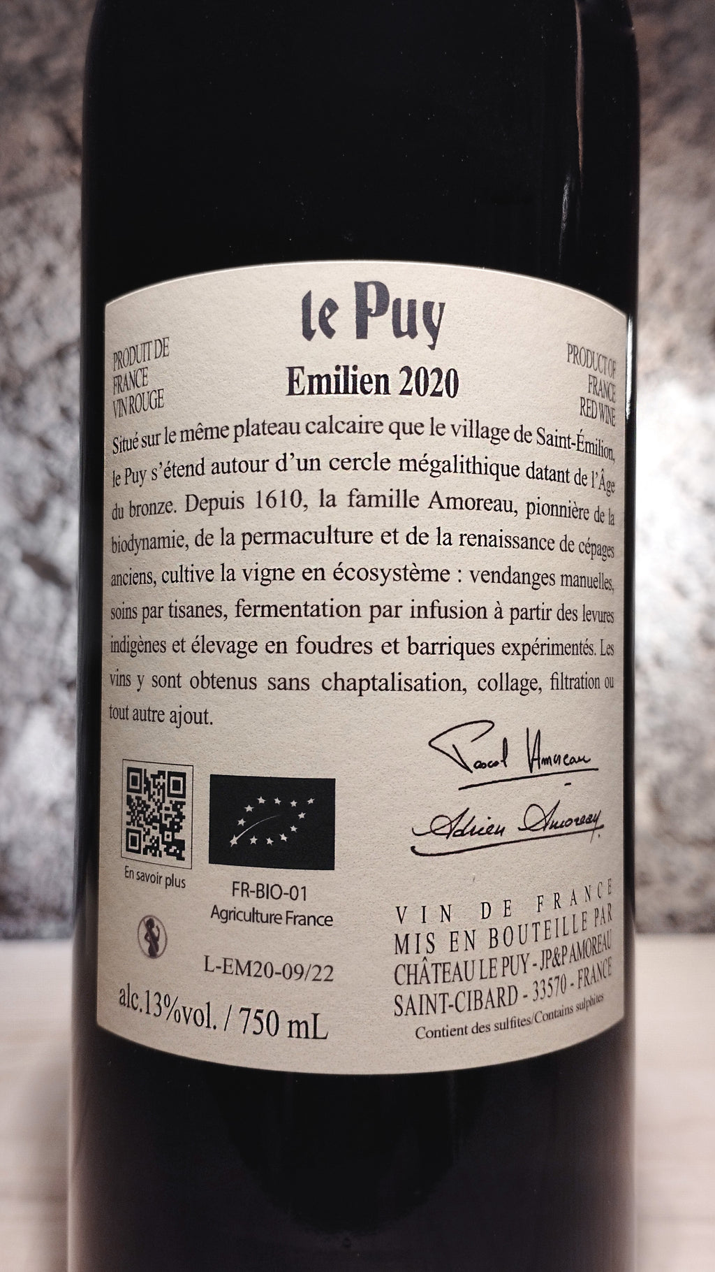 Emilien 2020 - Château Le Puy
