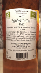 Rayon d'Or 2022 - Château Lapeyre