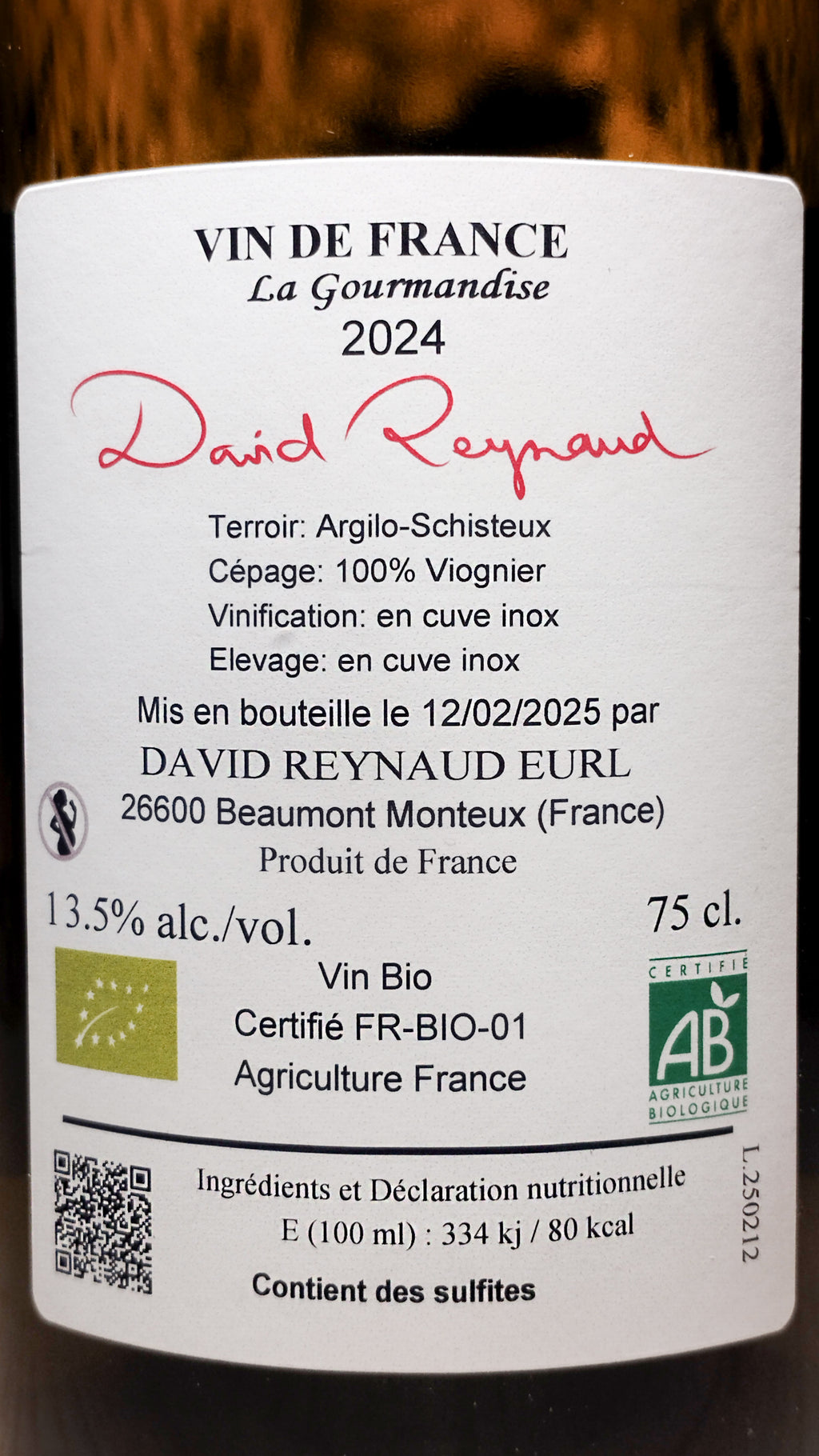 La Gourmandise 2024 - David Reynaud