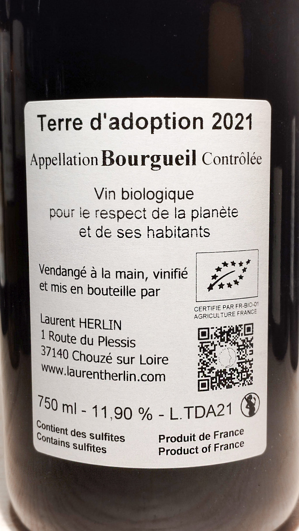 Terre d'Adoption 2021 -  Domaine Laurent Herlin
