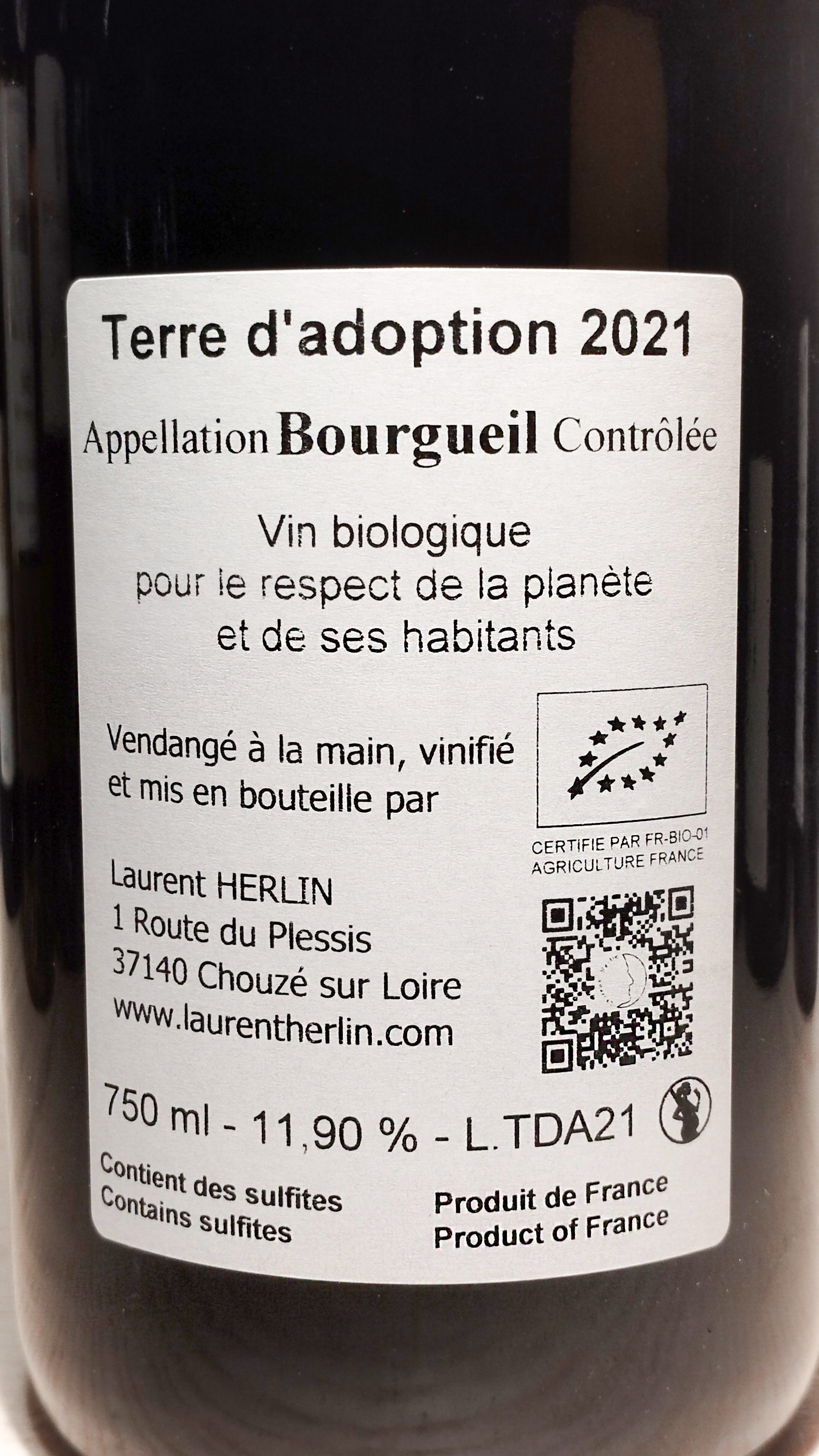 Terre d'Adoption 2021 -  Domaine Laurent Herlin