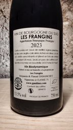 Pinot Noir Les Frangins 2023 - Domaine des Gandines