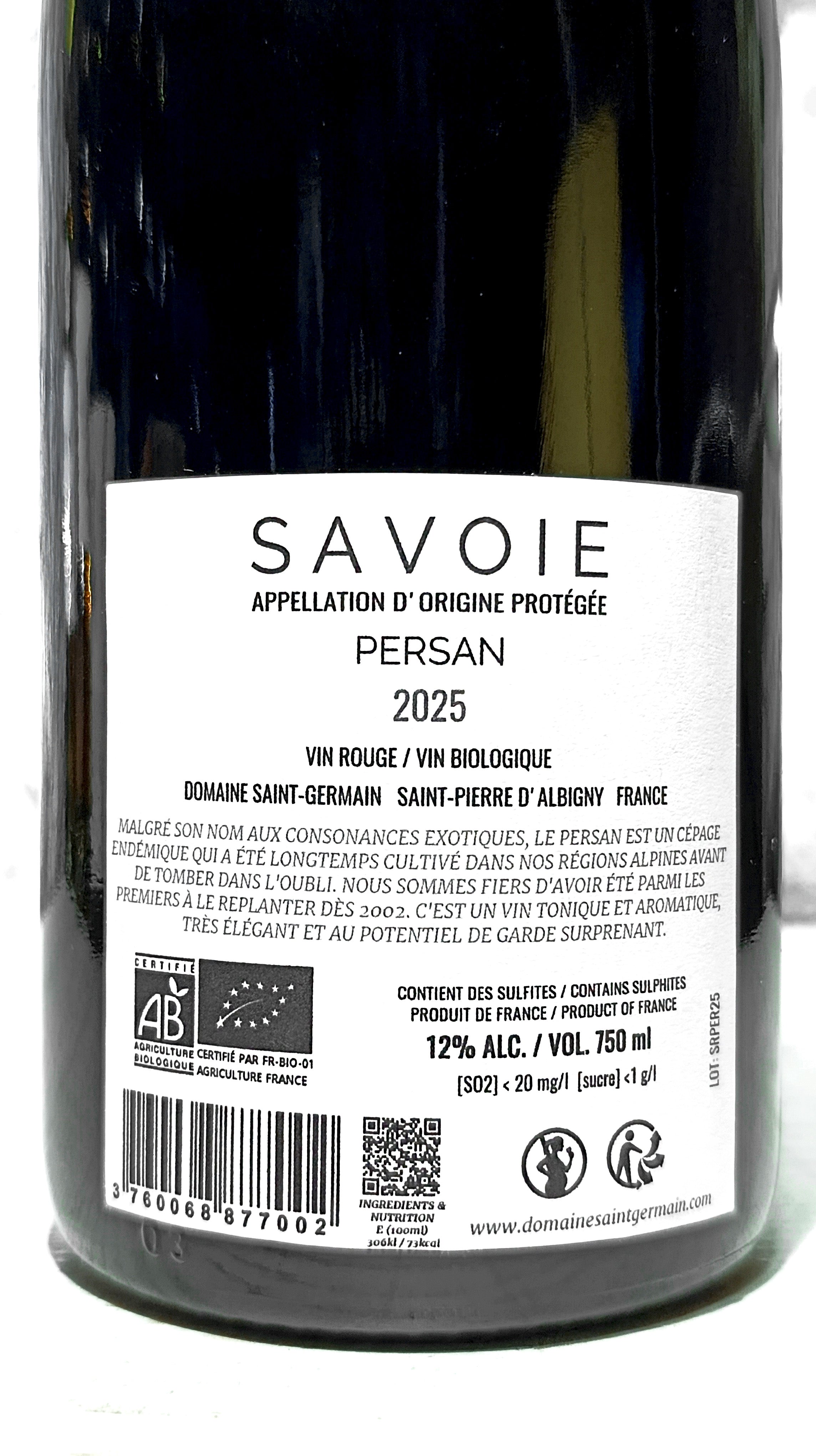 Persan 2025 - Domaine Saint-Germain