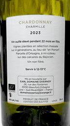 Chardonnay Charmille 2023 - Domaine Guillaume Overnoy