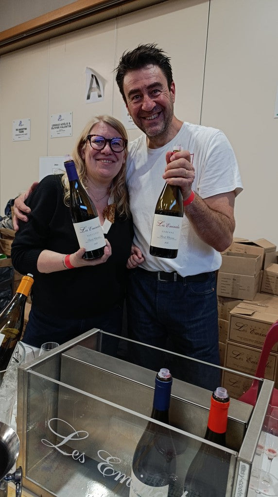 vignerons couple, Domaine Les Eminades, vin, Languedoc, Bettoni, syrah, vin bio, vin biodynamique,  Saint-Chinian, naturel, biodynamique, nature, indigènes, vignes centenaires, 