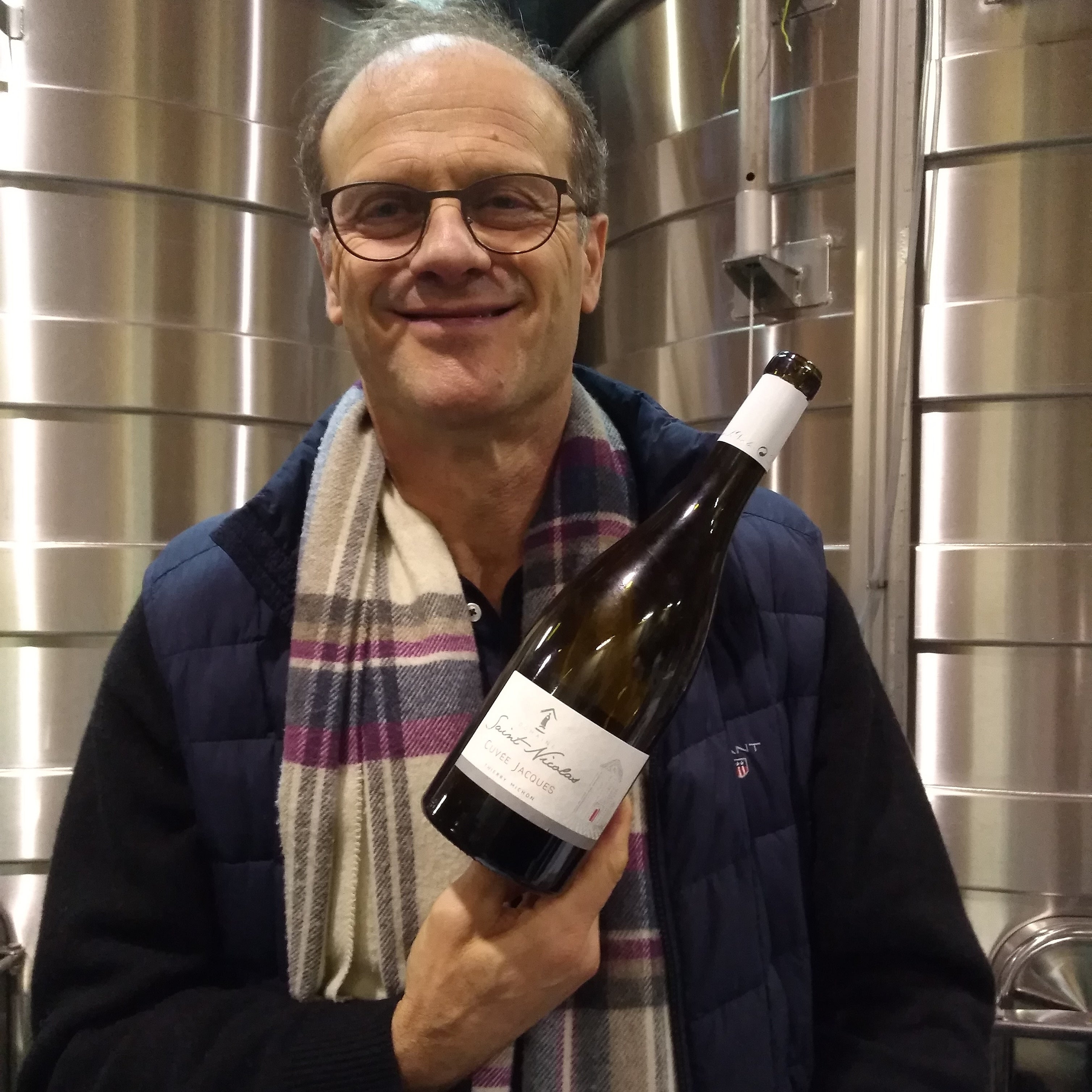 Thierry Michon, vigneron, Famille Michon, Domaine Saint Nicolas, fiefs vendéens, vin bio, Demeter, Biodyvin, nature, bio, réputé, star Loire, Stockinger, foudres, vin naturel, vin Biodynamique, Biodynamie,  