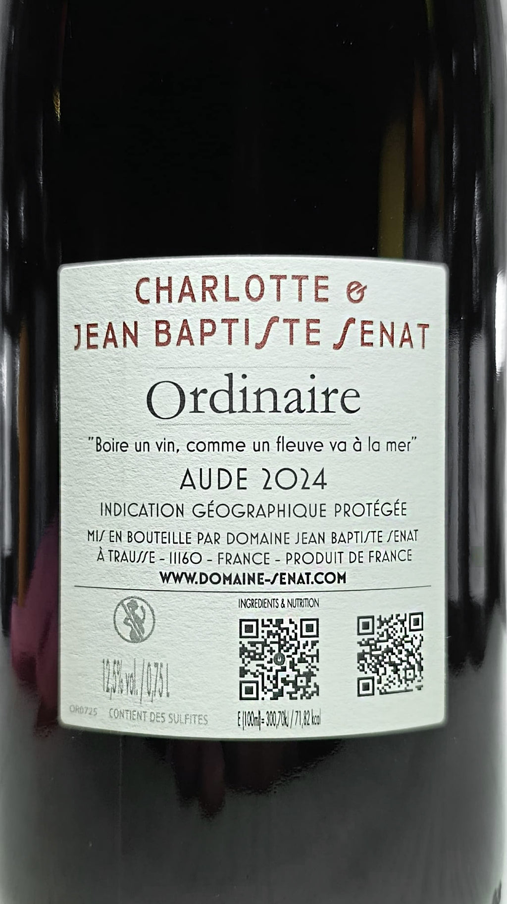 Ordinaire 2024 - Domaine Sénat