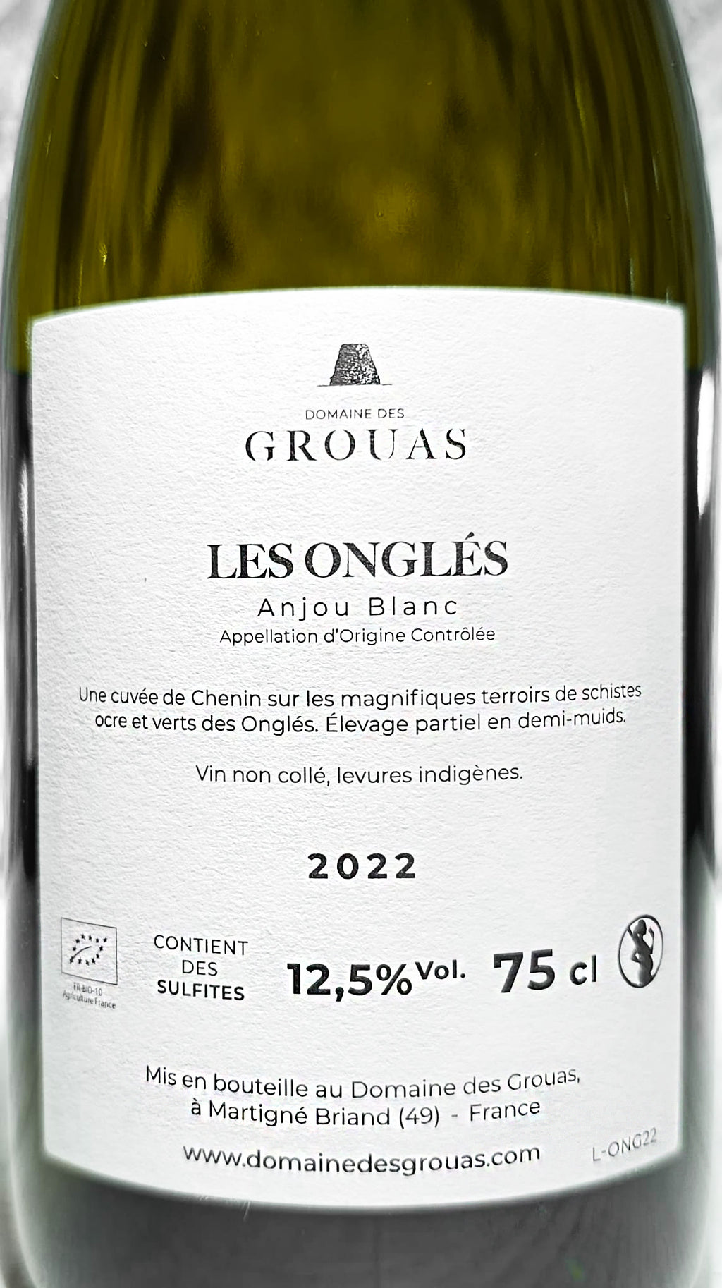 Les Onglès 2022, Domaine des Grouas