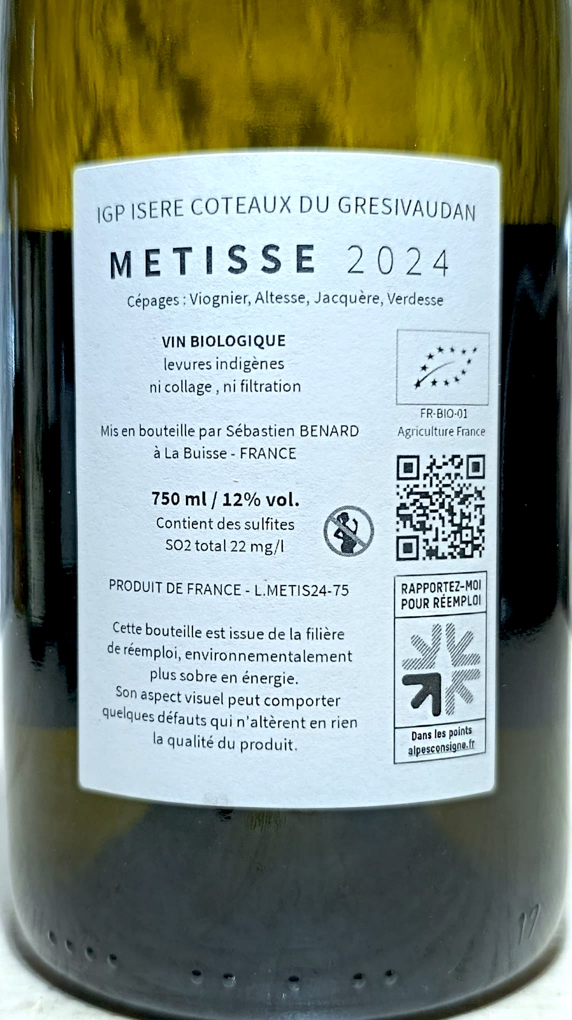 Métisse 2024 - Domaine Alpins