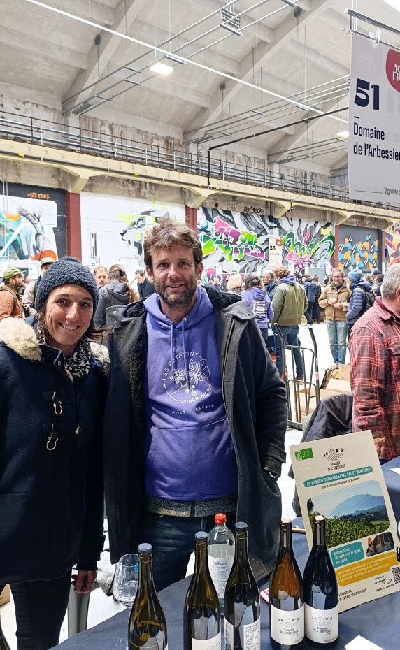 les vignerons, domaine arbessieux, jour fruit, savoie, 2026, chautagne, vin bio, bio, biodiversité, naturel, mouton, respect, environnement, vin, 