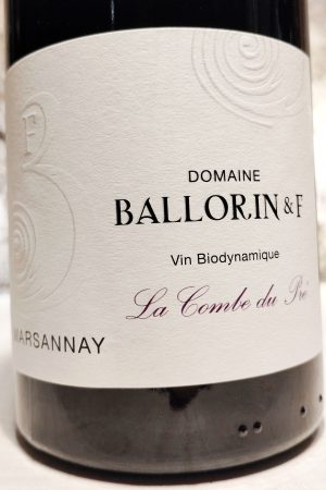 Marsannay La Combe du pré 2022, Domaine Ballorin & F naturedevin.com