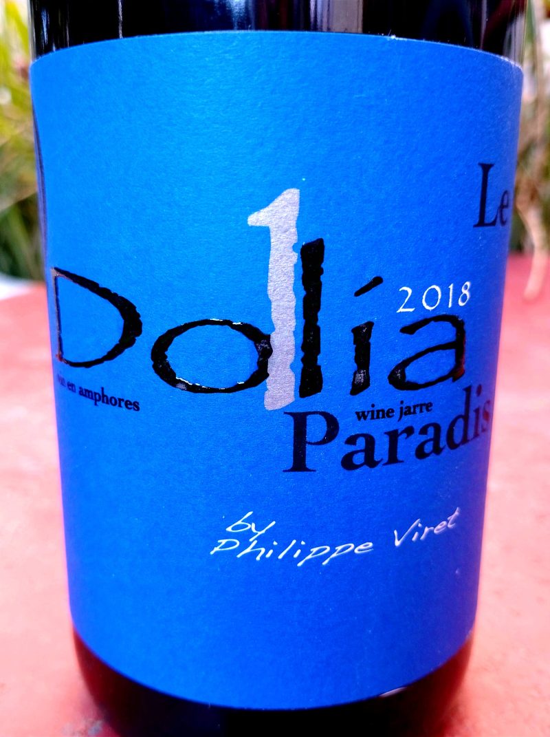 Dolia Le Paradis 2018, domaine Viret naturedevin.com