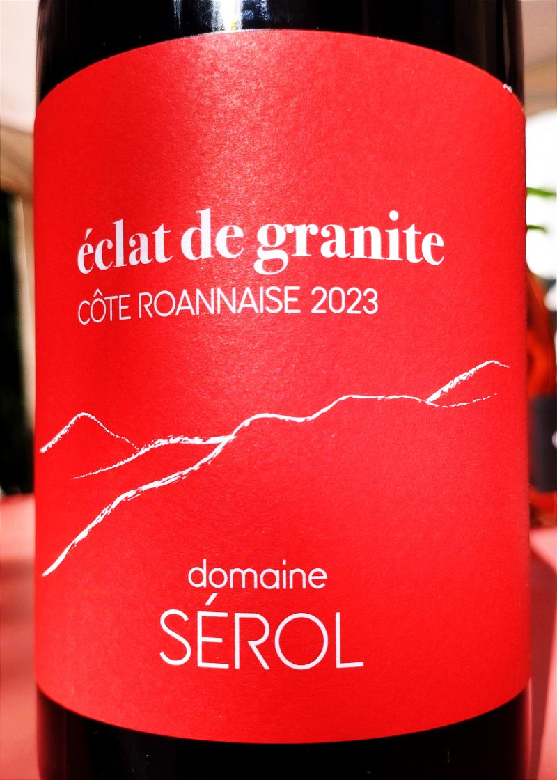 Éclat de Granite 2023, Domaine Sérol naturedevin.com