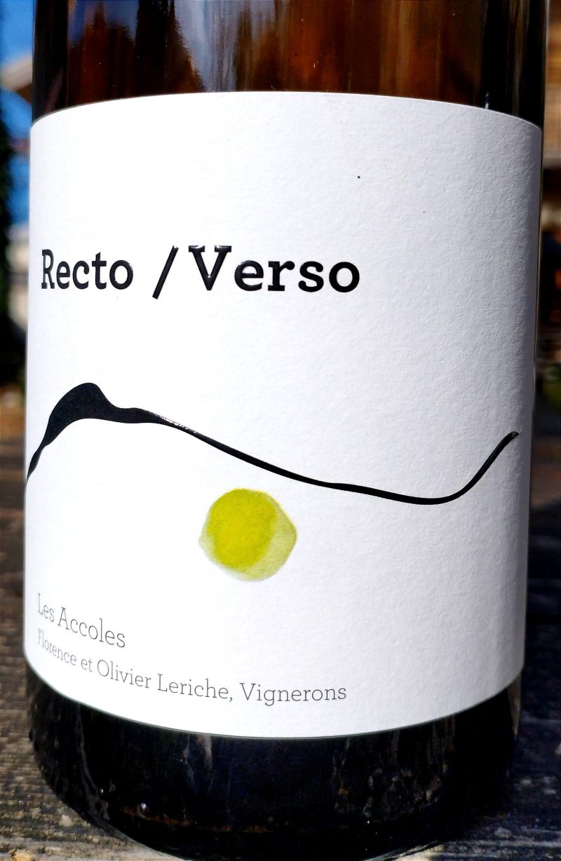 Recto Verso 2023, Domaine des Accoles naturedevin.com